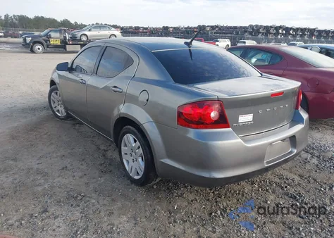 2013 Dodge Avenger Se from USA, damaged, VIN 1C3CDZAB9DN544497
